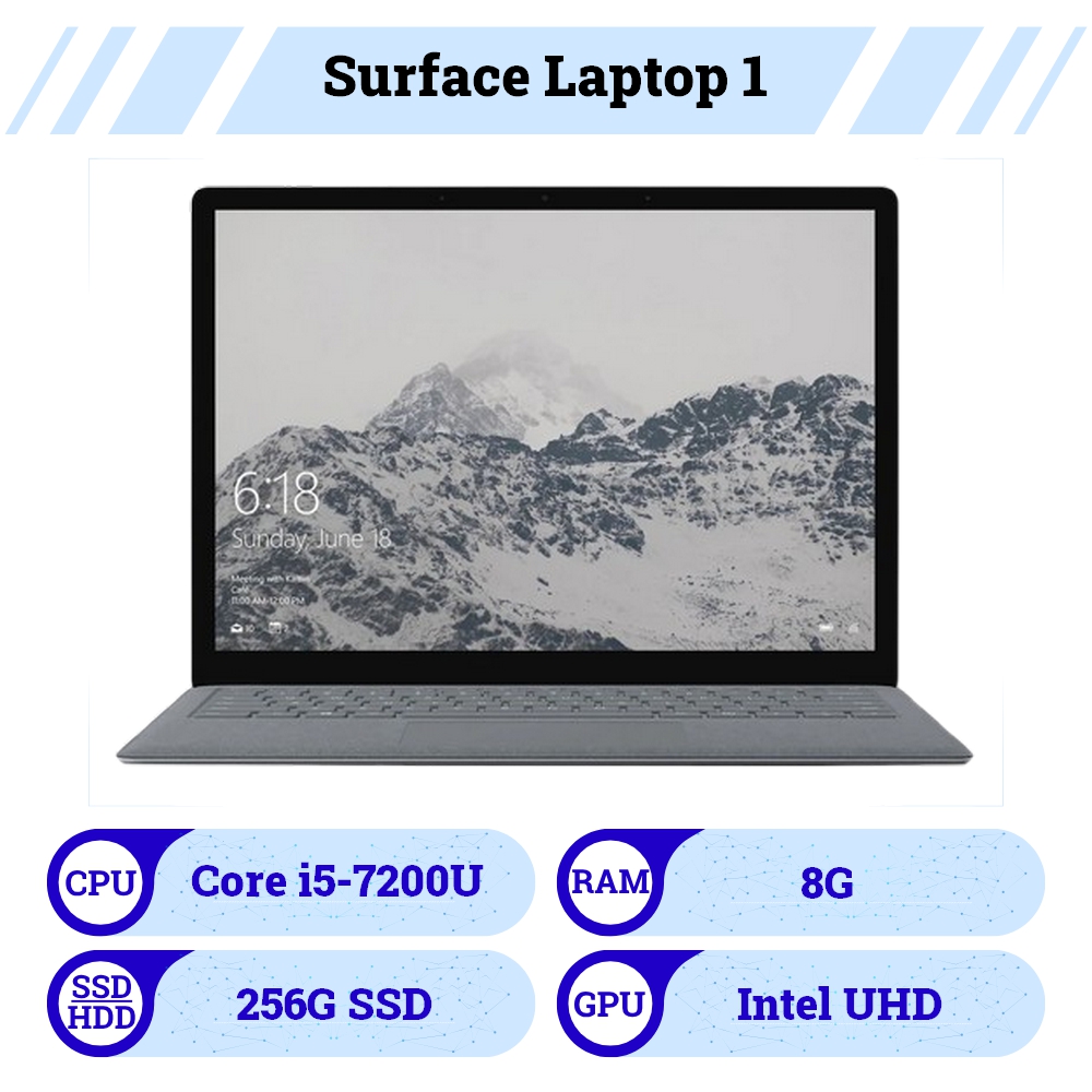 Surface Laptop 1 (Silver-i5-8-256)