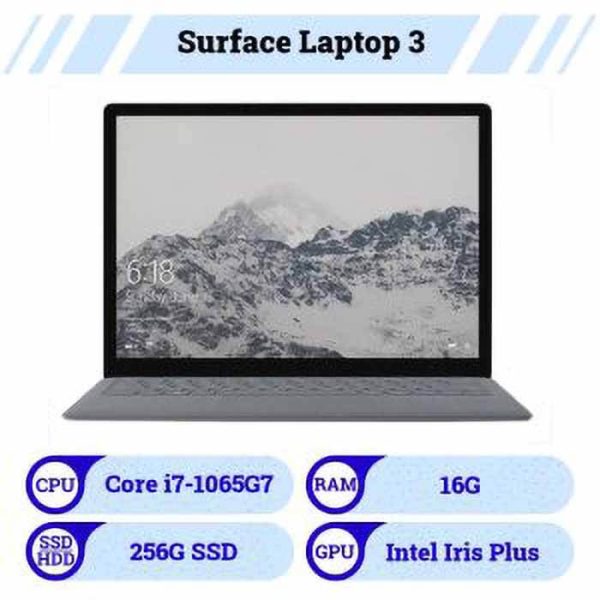 سرفیس لپتاپ 3 استوک مایکروسافت| Surface Laptop 3 پردازنده i7