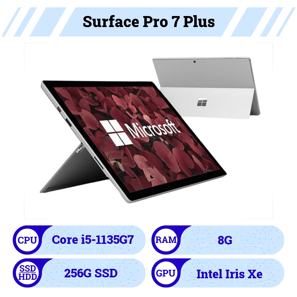 Surface pro 7 Plus (Silver-i5-8-256)